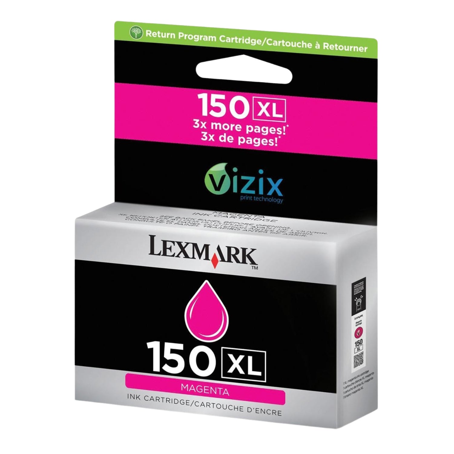 Original Lexmark #150XL Magenta Ink Cartridge